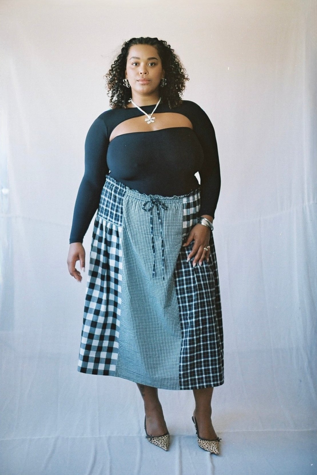 Calyx Skirt in Dark Chocolate