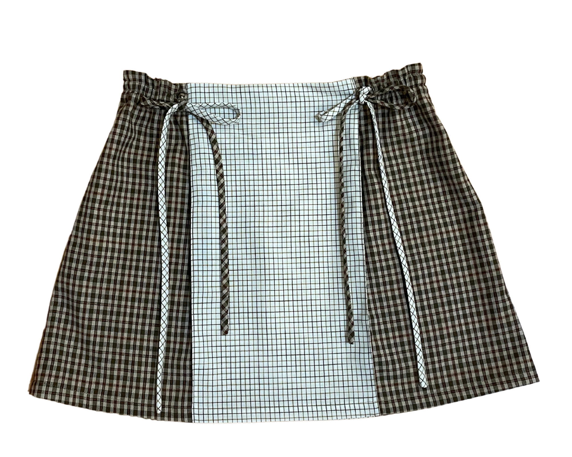 Mini Nico Skirt in 2-Tone Plaid