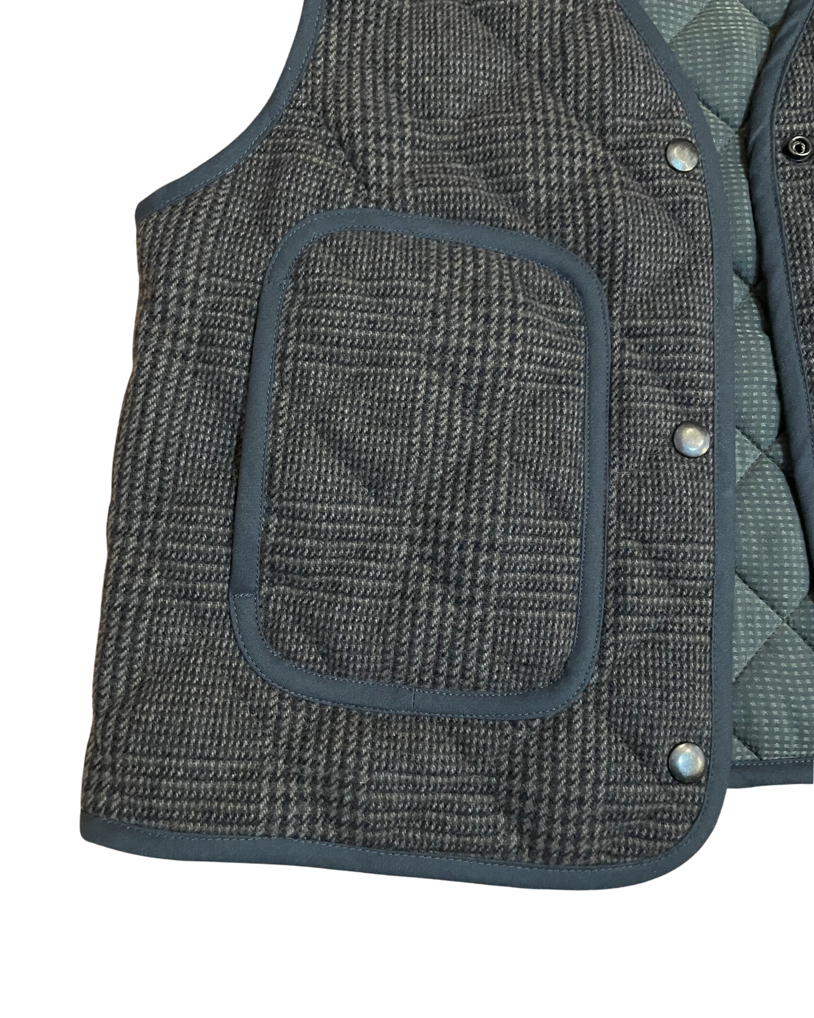 Quilted Vest in Wool